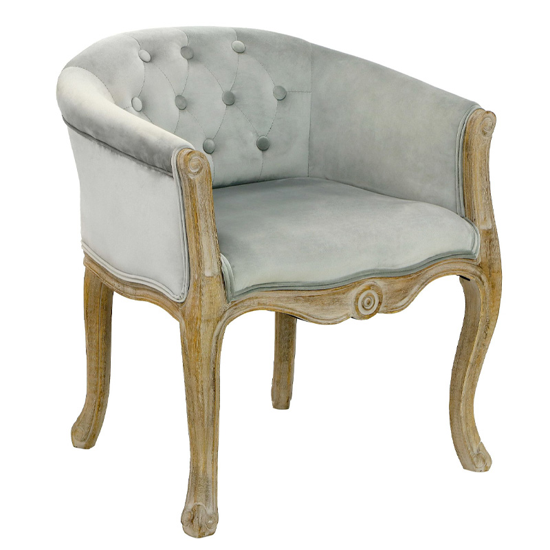 Кресло French Provence Armchair Roderic light blue Голубой в Краснодаре | Loft Concept 