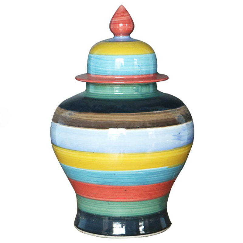 Ваза Colored Stripes Rainbow Vase Мульти в Краснодаре | Loft Concept 