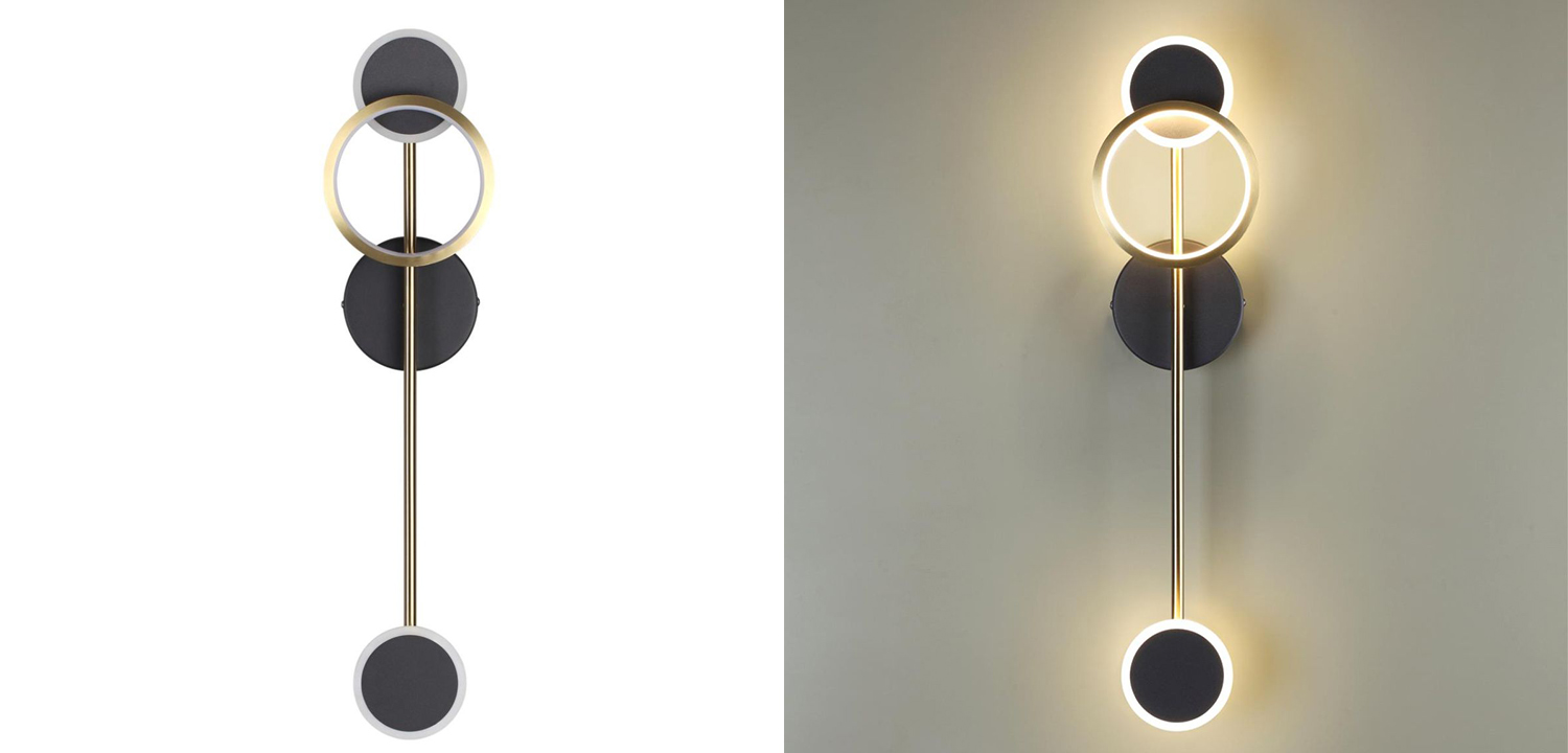 Бра Bendik Gold Ring Wall lamp A - фото