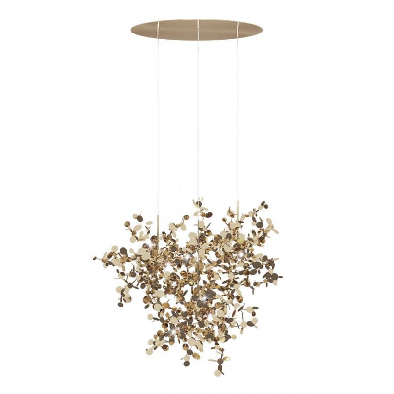 Люстра Terzani Argent Suspension Gold Pendant lamp диаметр 85 Золотой в Краснодаре | Loft Concept 