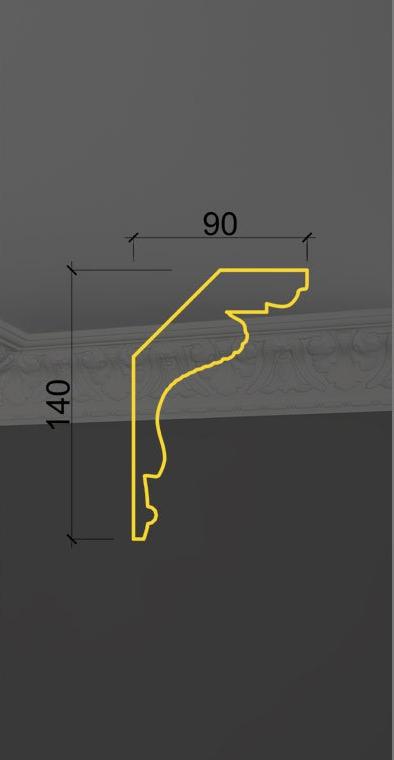 Карниз с орнаментом KO-19 в Краснодаре