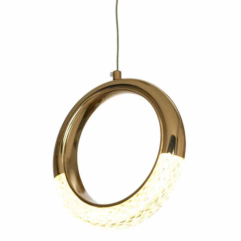 Подвесной светильник Jeziel Ring Hanging lamp Глянцевое золото в Краснодаре | Loft Concept 