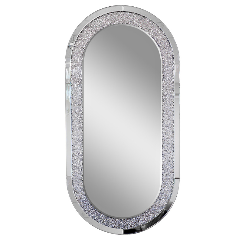 Зеркало Odila Crystals Oval Mirror  в Краснодаре | Loft Concept 