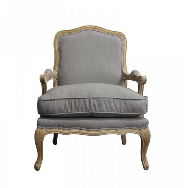 Кресло French Provence ArmChair Shebbi Grey  в Краснодаре | Loft Concept 