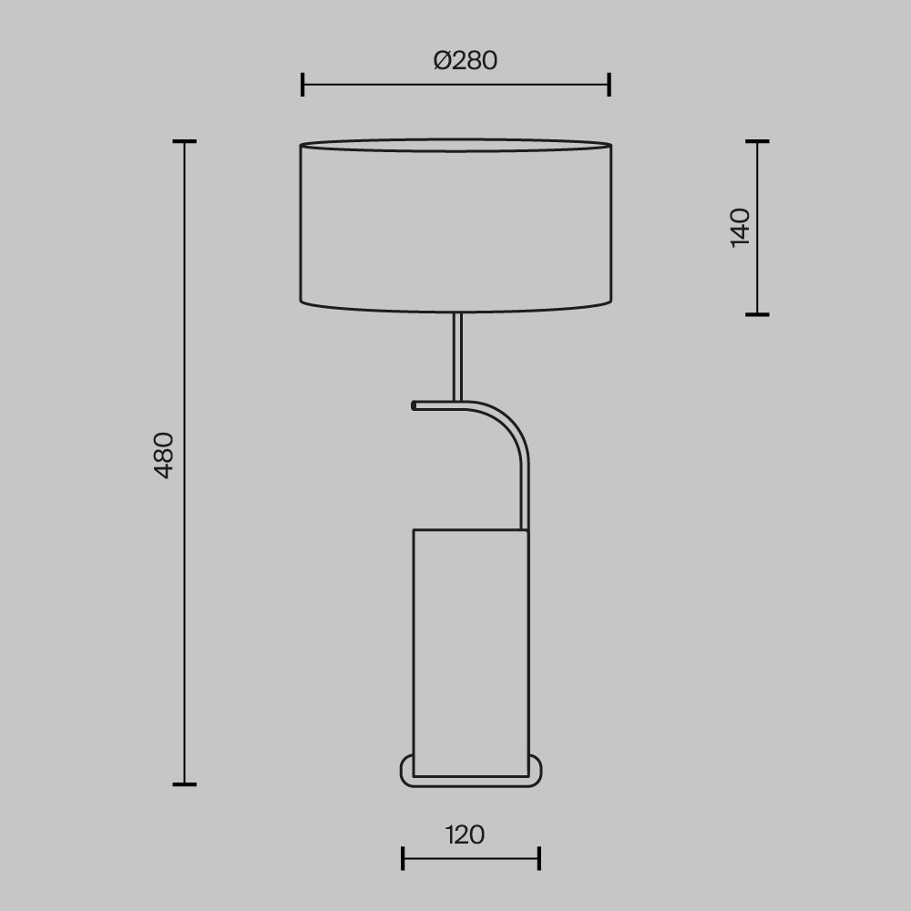 Настольный светильник Glamping Е14x2 в Краснодаре