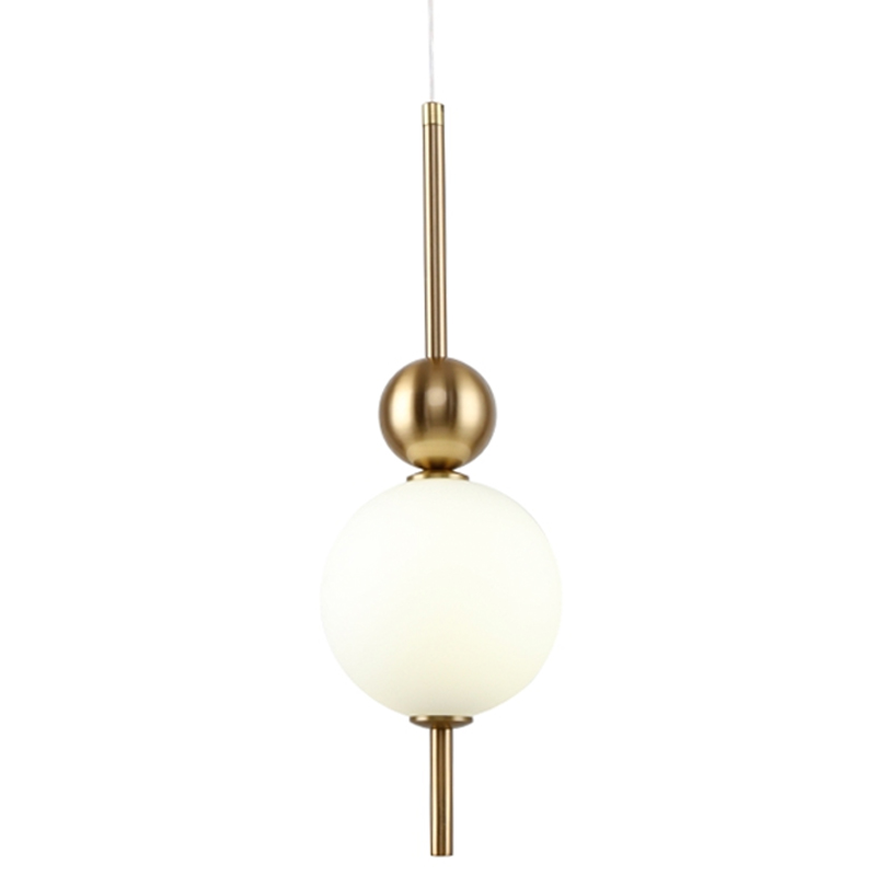 Подвесной светильник PEARLS SUSPENSION Белый Латунь в Краснодаре | Loft Concept 