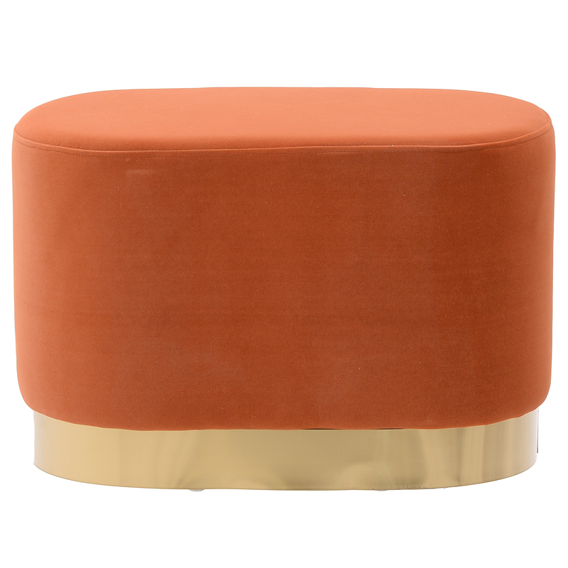 Пуф Juicy Orange Pouf Оранжевый Глянцевое золото в Краснодаре | Loft Concept 