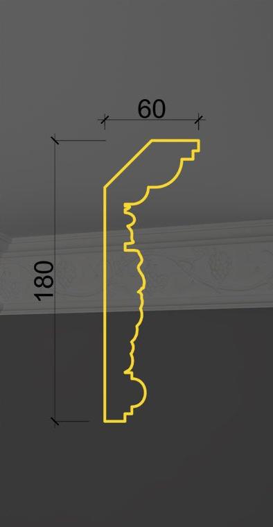 Карниз с орнаментом KO-21 в Краснодаре