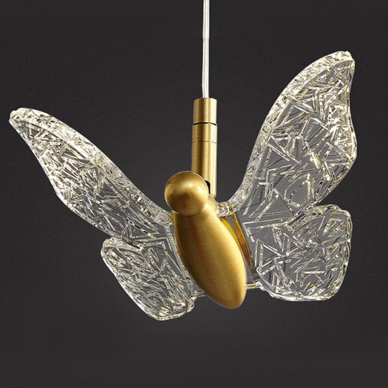 Butterfly Pendant Lamp H Прозрачный Латунь в Краснодаре | Loft Concept 