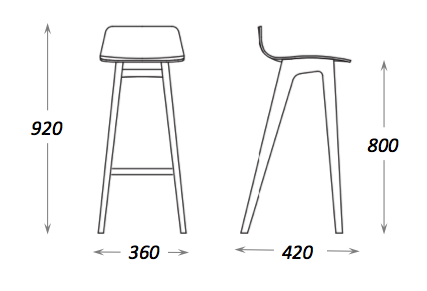 Барный стул Morph Bar Stool в Краснодаре