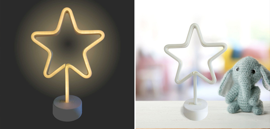 Неоновая настольная лампа Night Star - Loft-Concept в Краснодаре