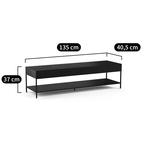 ТВ-тумба из металла с 2-мя ящиками Kelsey Metal TV Stand в Краснодаре