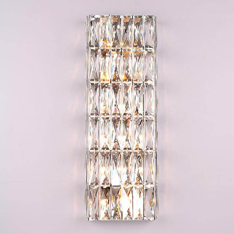 Бра Crystal Regena Chrome Wall Lamp 12 Хром Прозрачный (Transparent) в Краснодаре | Loft Concept 