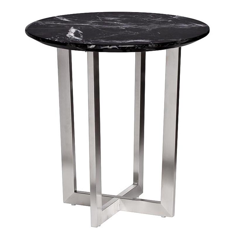 Приставной стол Adamson Side Table Серебряный в Краснодаре | Loft Concept 