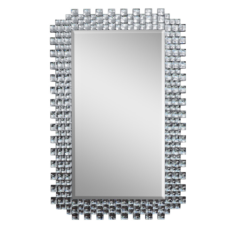 Зеркало Lasre Glitter Squares Mirror  в Краснодаре | Loft Concept 