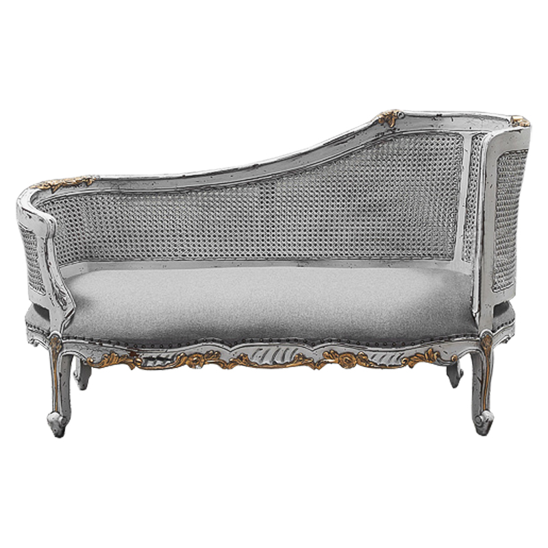 Кушетка Maria Antoinette Side Sofa Gray Серый в Краснодаре | Loft Concept 