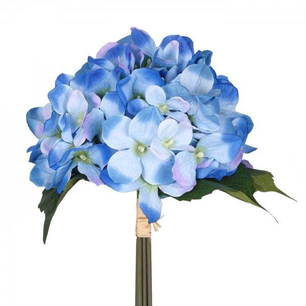 Декоративный искусственный цветок Blue Hydrangea Синий Зеленый в Краснодаре | Loft Concept 