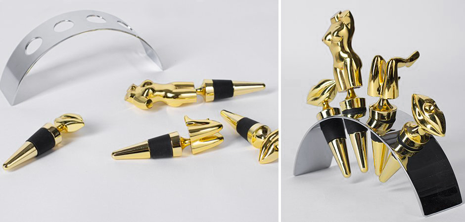 Набор пробок для бутылок ACOLYTE WINE STOPPER - Loft-Concept в Краснодаре