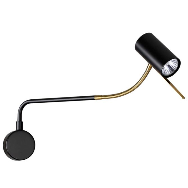 Гибкое бра Trumpet Wall Lamp Брозна Бронза Черный в Краснодаре | Loft Concept 