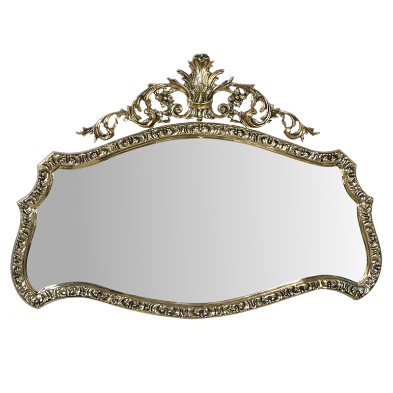 Зеркало настенное в бронзовой раме Royal Gold Mirrors  Золотой в Краснодаре | Loft Concept 