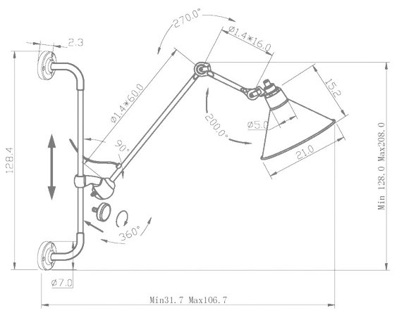 Бра Loft Point Chrome в Краснодаре