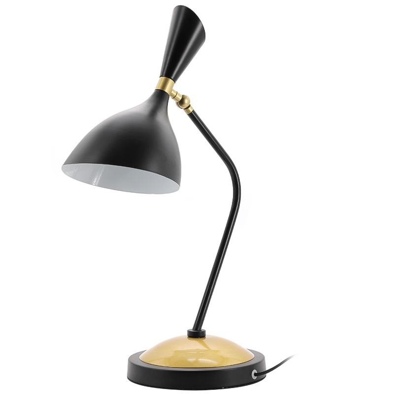 Настольная лампа Duke Table Lamp Черный Золотой в Краснодаре | Loft Concept 