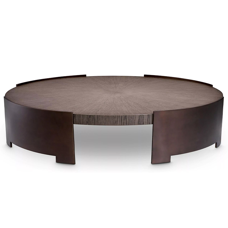 Кофейный стол Eichholtz Coffee Table Quinto Коричневый Темная бронза винтаж в Краснодаре | Loft Concept 