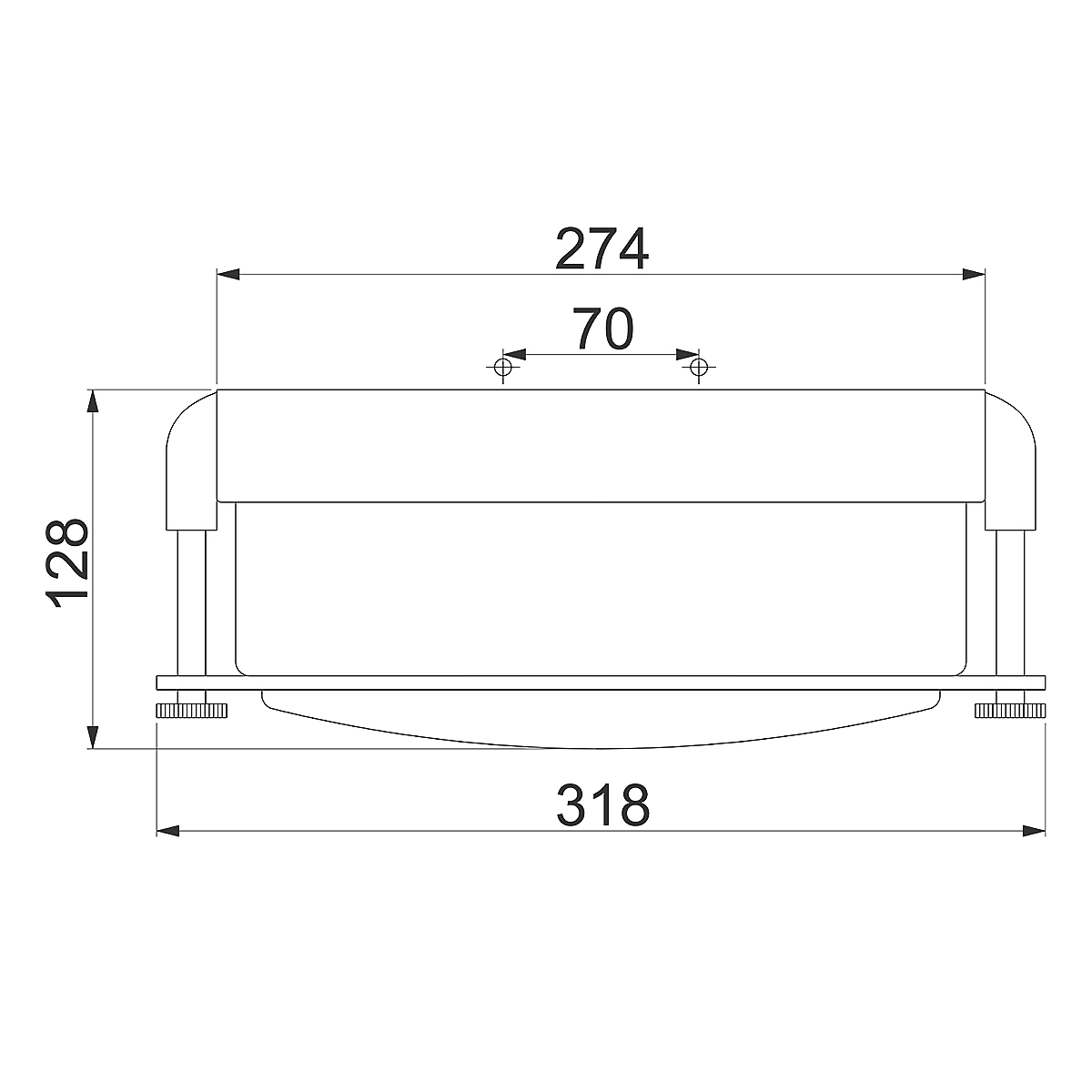 Потолочный светильник для ванных комнат цвета никель с плафоном из опалового стекла и декоративными держателями Hinkley в Краснодаре