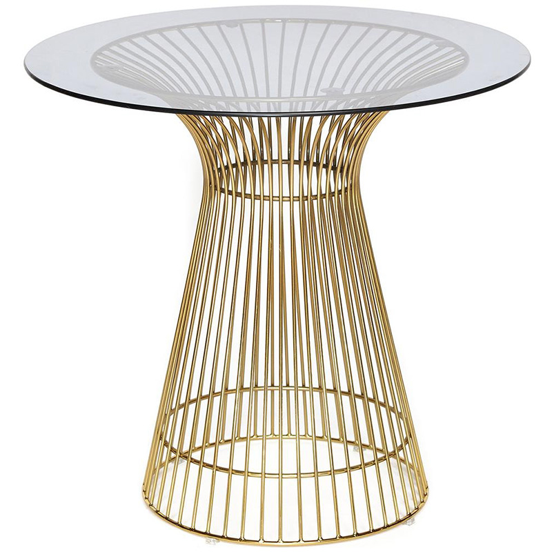 Обеденный стол Platner table gold Золотой Прозрачный в Краснодаре | Loft Concept 