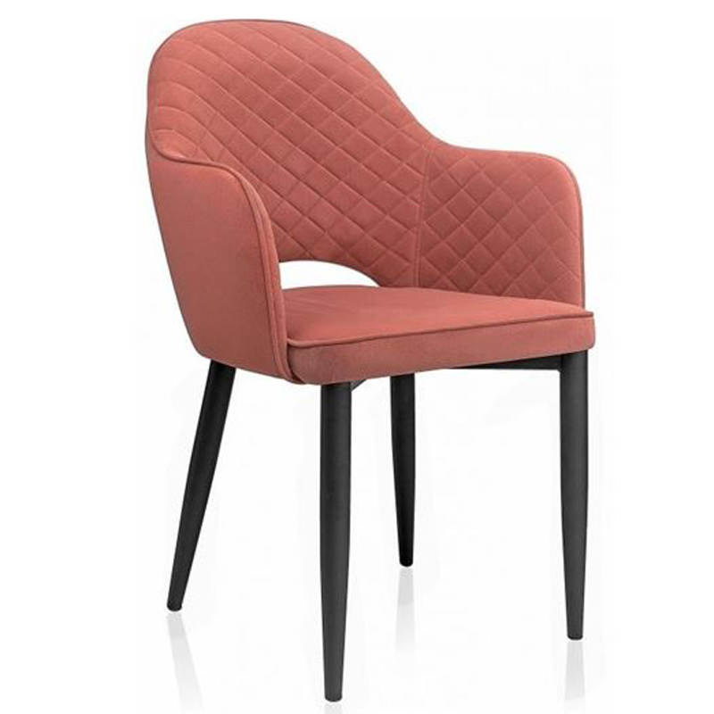 Стул Sharron Chair coral Коралловый Черный в Краснодаре | Loft Concept 