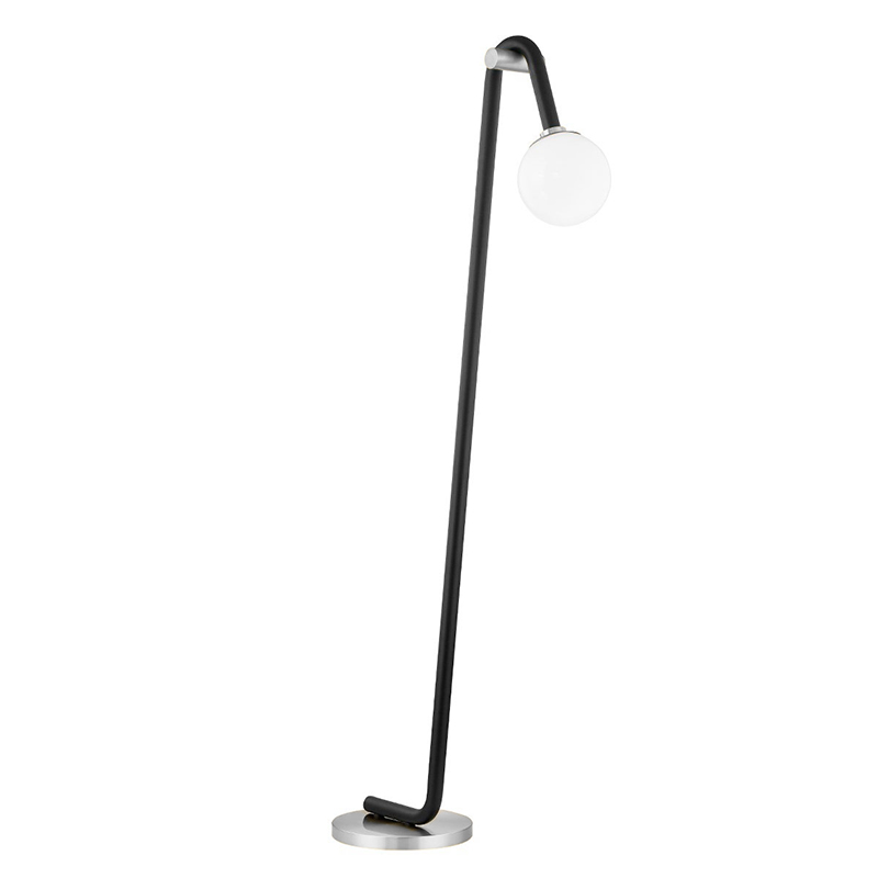 Торшер Paulson floppy floor lamp chrome Черный Хром в Краснодаре | Loft Concept 