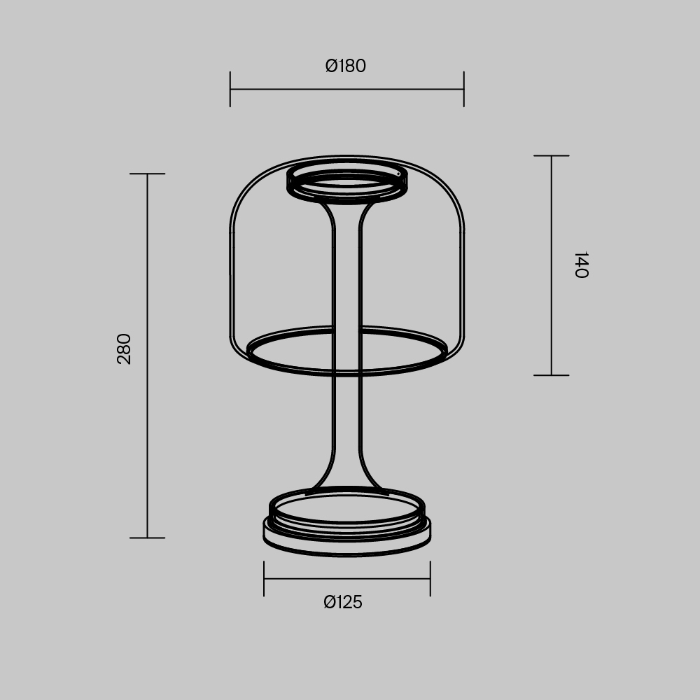 Настольный светильник Spirito 3000К 13Вт в Краснодаре