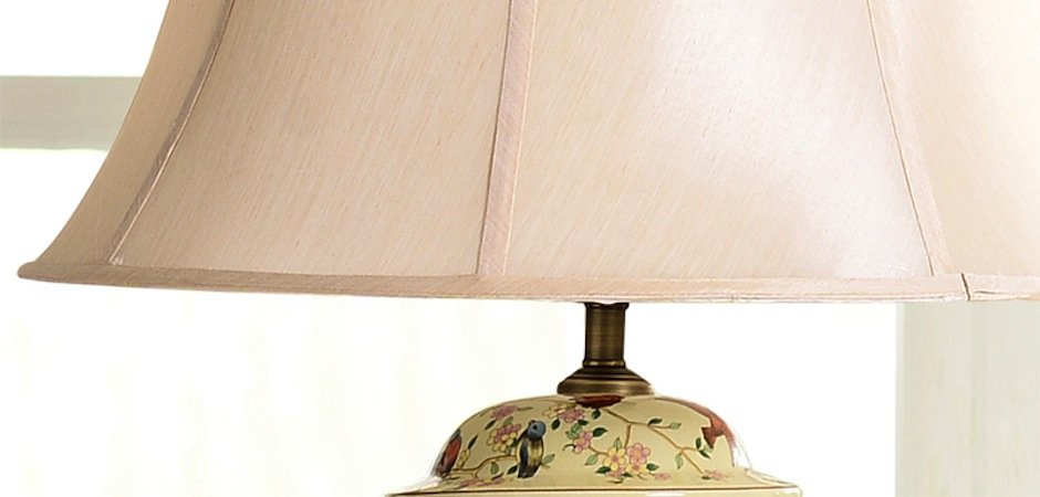 Настольная керамическая лампа с узором Luna - Loft-Concept в Краснодаре