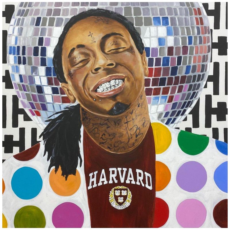 Картина Harvard Disco Weezy Мульти в Краснодаре | Loft Concept 