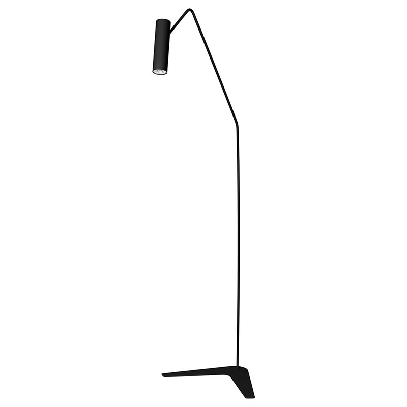 Торшер Tibo Trumpet Floor Lamp black Черный в Краснодаре | Loft Concept 