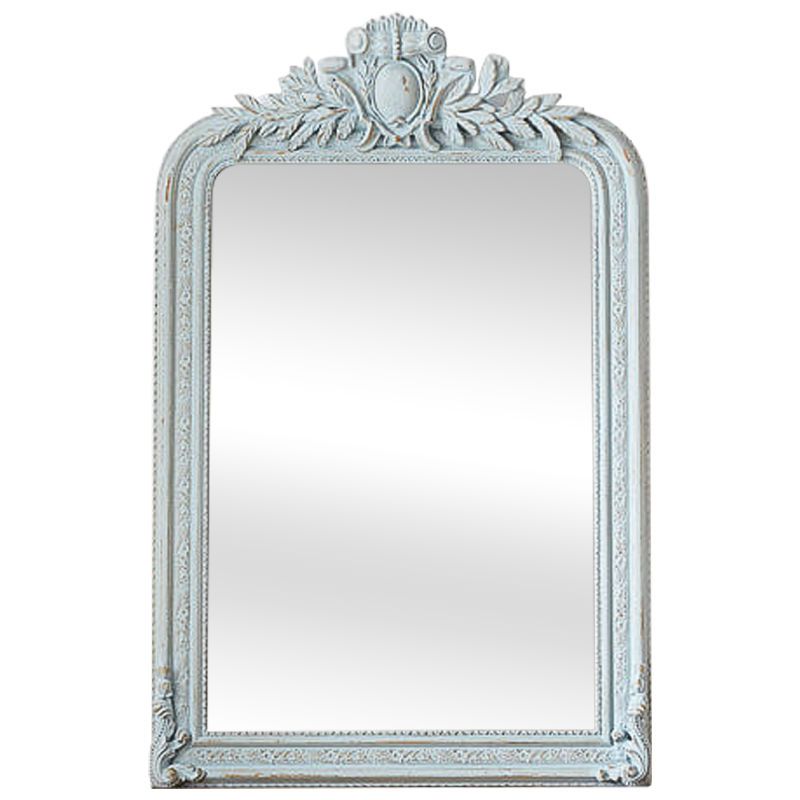 Зеркало Polastron Mirror Pastel Blue Винтажный голубой в Краснодаре | Loft Concept 