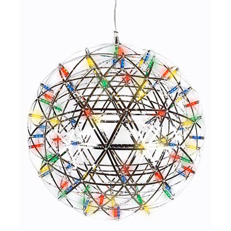 Люстра Moooi 3D Sphere Colored lamp M Хром Мульти Люстра Moooi 3D Sphere Colored lamp M Хром Мульти в Краснодаре | Loft Concept