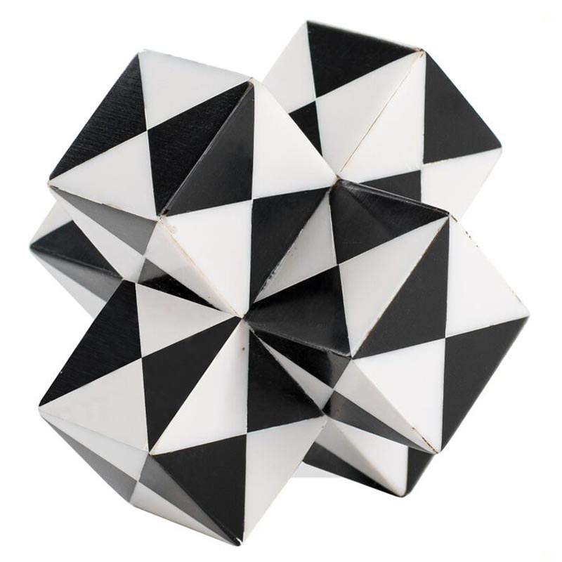 Статуэтка Geometric Figure black and white Черный Белый в Краснодаре | Loft Concept 