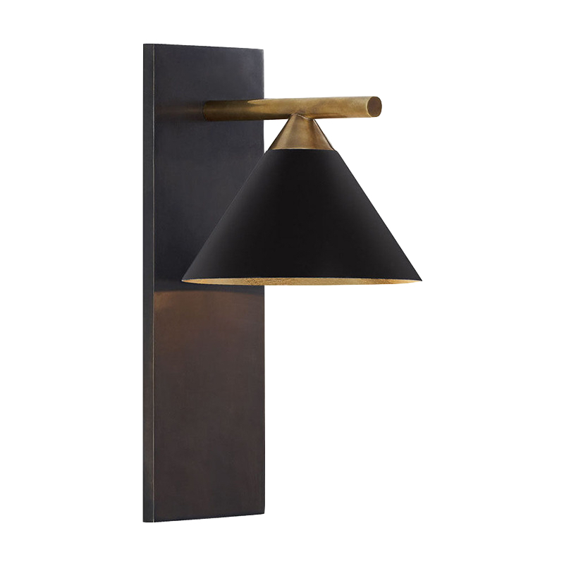 Бра CLEO SCONCE wall lamp Black Латунь Черный в Краснодаре | Loft Concept 