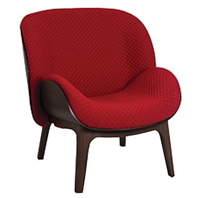 Кресло chair Fauteuil KALIN Design JM Gady Черный Красный в Краснодаре | Loft Concept 