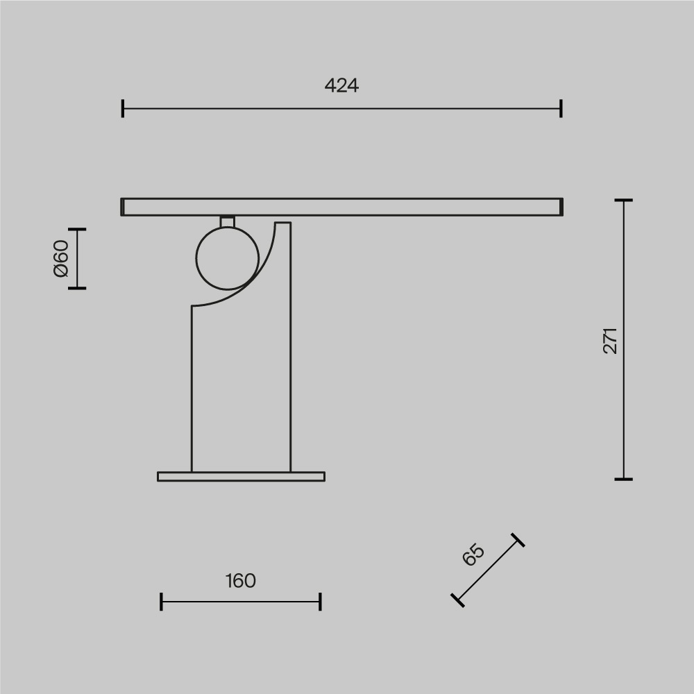 Настольный светильник Monumento 3000К 9Вт в Краснодаре