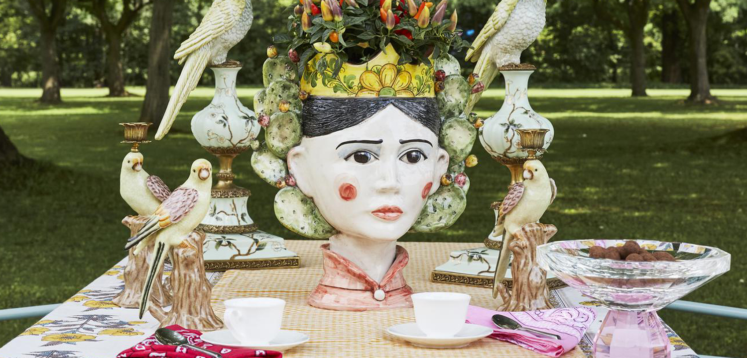 Ваза VASE HEAD LADY SICILY - фото