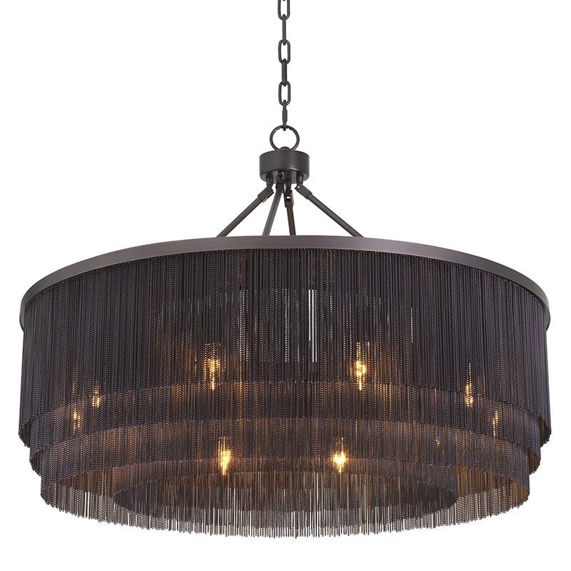 Люстра Eichholtz Chandelier Tissot L Темная бронза в Краснодаре | Loft Concept 