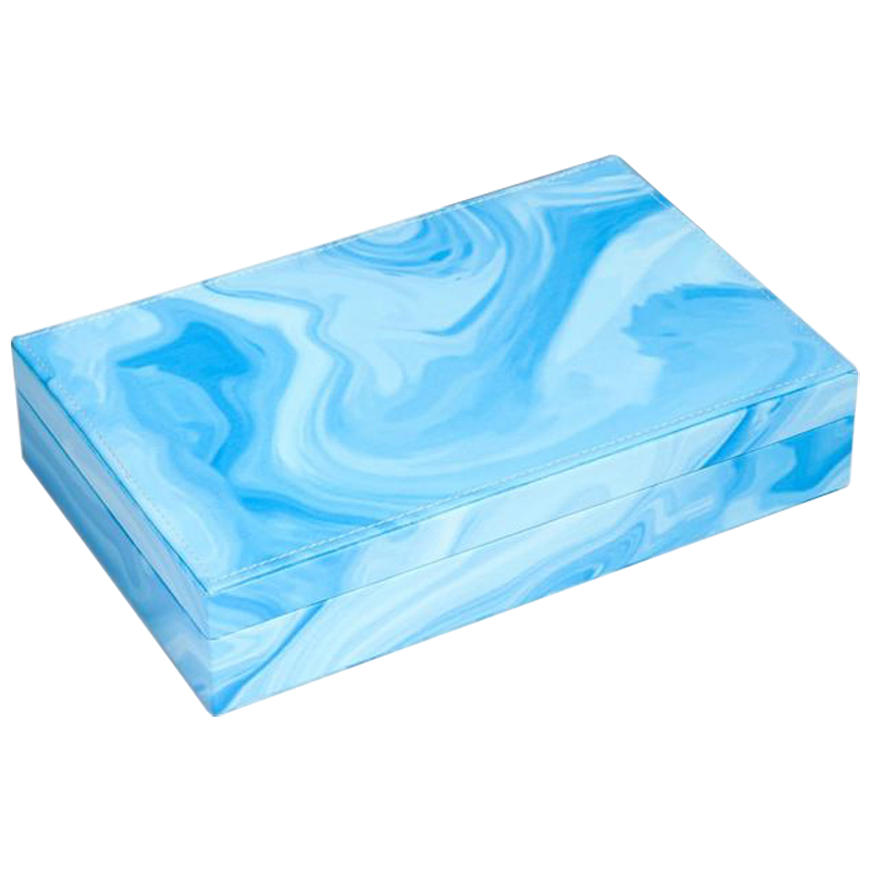 Шкатулка Marble Pattern Box blue Голубой в Краснодаре | Loft Concept 