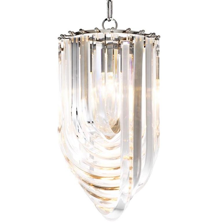 Люстра Chandelier Murano Clear 25 Прозрачный (Transparent) Никель в Краснодаре | Loft Concept 