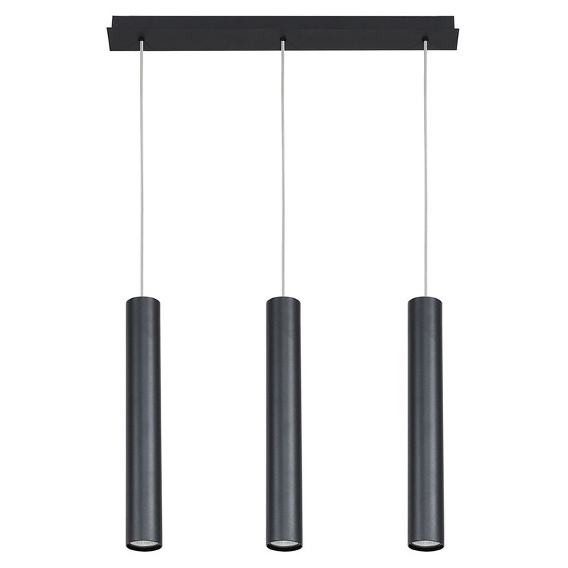 Люстра Luis Chandelier Line black Черный в Краснодаре | Loft Concept 