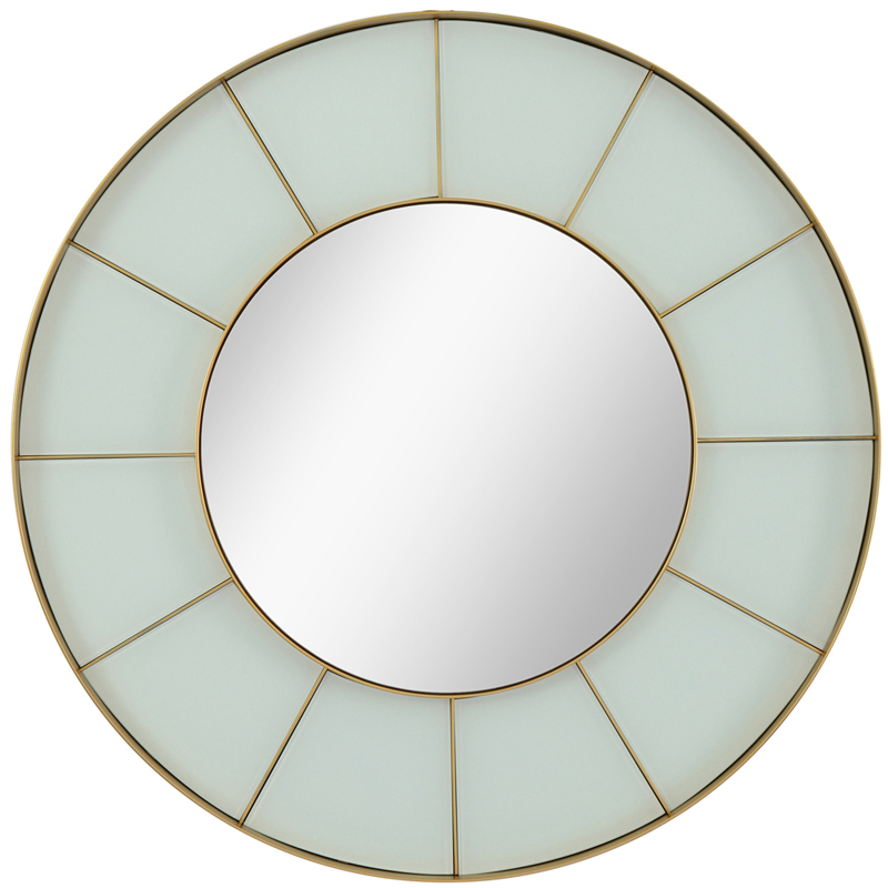 Зеркало Sectors Circle Mirror white  в Краснодаре | Loft Concept 