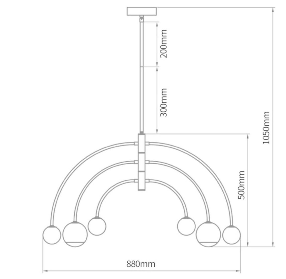 Люстра Wynne Metal Arch Wooden Chandelier в Краснодаре