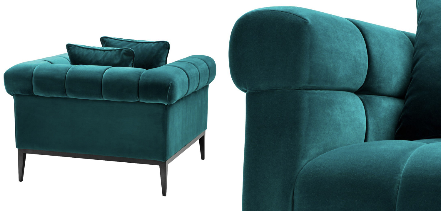 Кресло Eichholtz Chair Aurelio sea green - фото №1