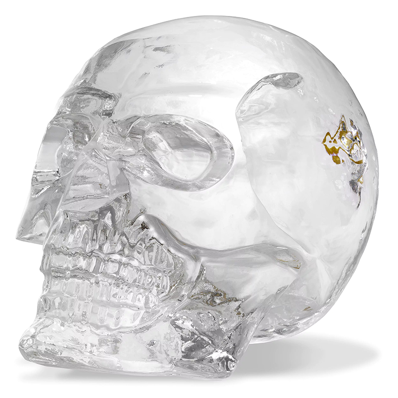 Статуэтка Philipp Plein Diamond Skull Прозрачный Золотой в Краснодаре | Loft Concept 